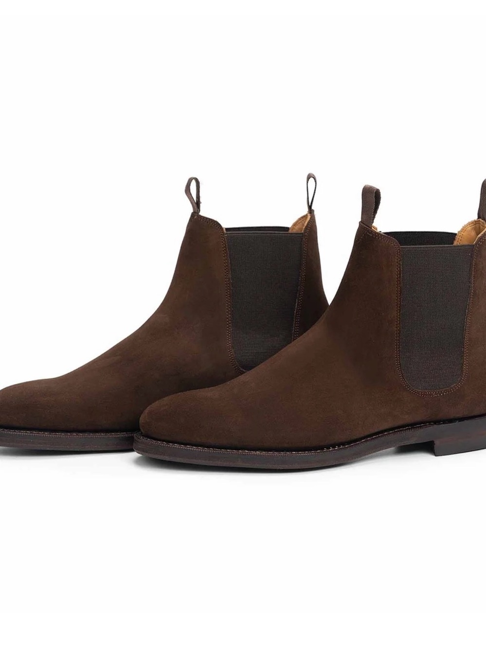 Meermin Brown Suede Chukka Chelsea Boots